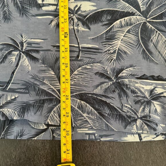 Tommy Bahama Men's Blue Palm Tree 100% Silk Button Down SS Shirt, Size L - Picture 6 of 6